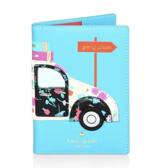 kate spade scenic route car passport holder case - Picture 1 of 6